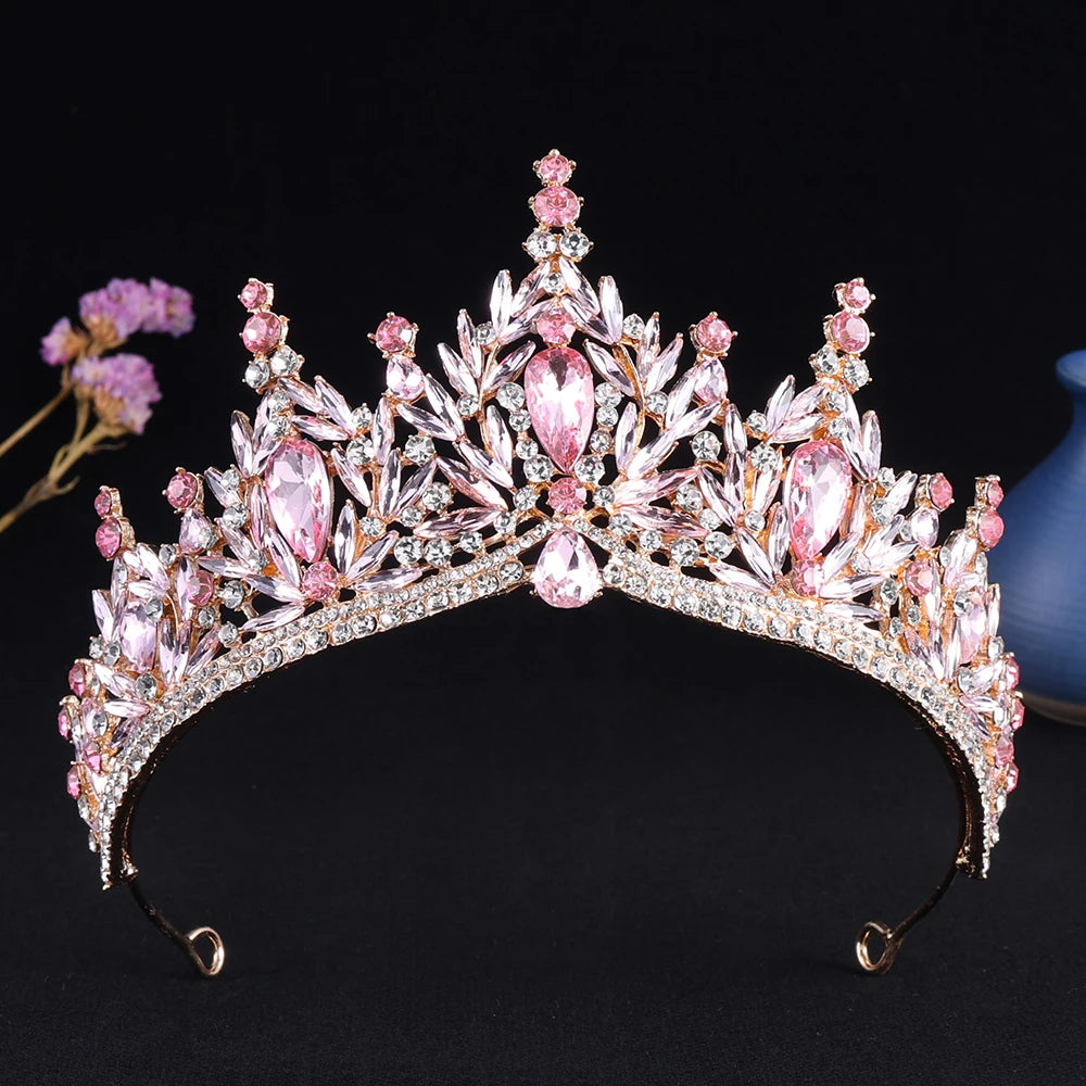 Enchanted Forest - Vintage Crystal Wedding Tiara & Crown
