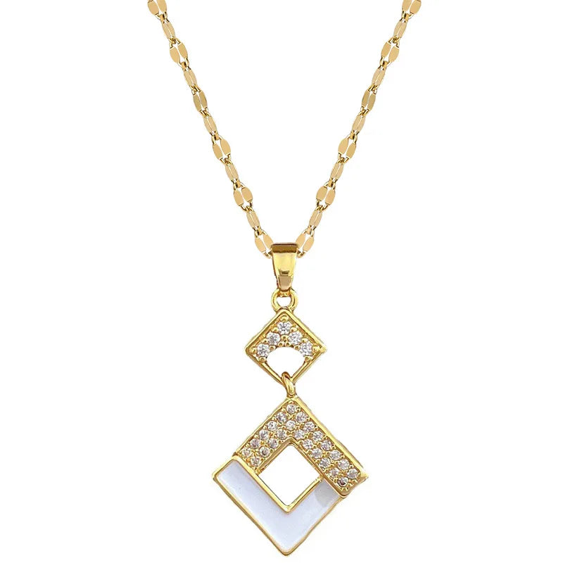 The Imperial Enamel: Austrian Crystal Geometric Square Collective
