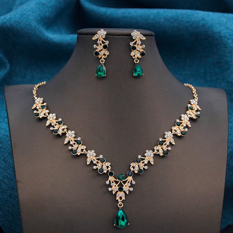 Majestic Empress - Crystal Wedding Tiara & Bridal Jewelry Set