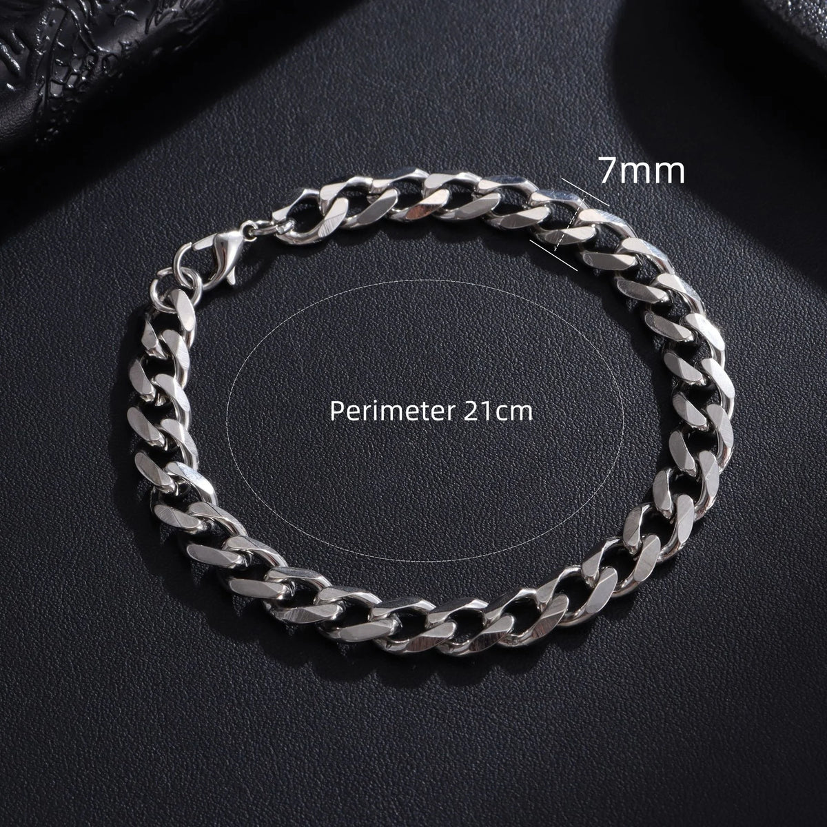 Classic Stainless Steel Cuban Link Bracelet