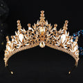 Enchanted Forest - Vintage Crystal Wedding Tiara & Crown