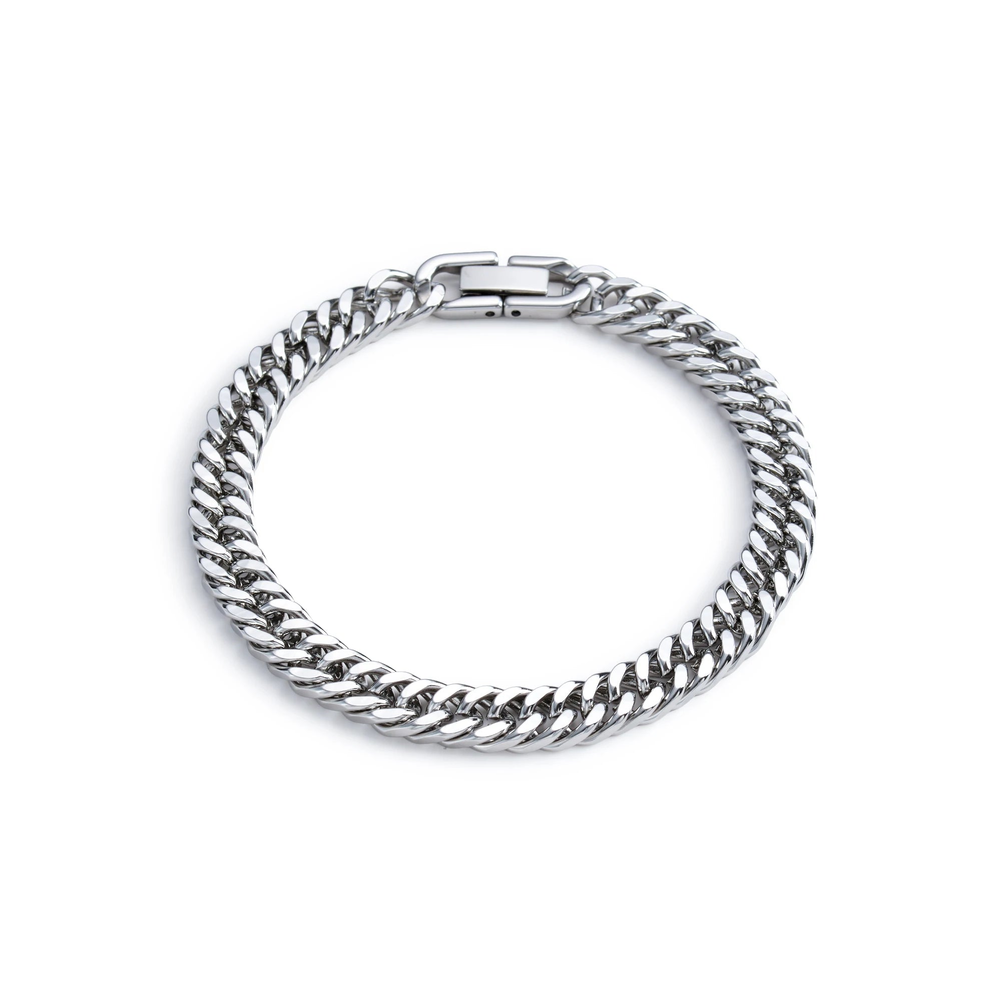 Classic Stainless Steel Cuban Link Bracelet