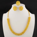 Dubai Royal 4-Layered Multi-Strand Gold Plated Jewelry Set