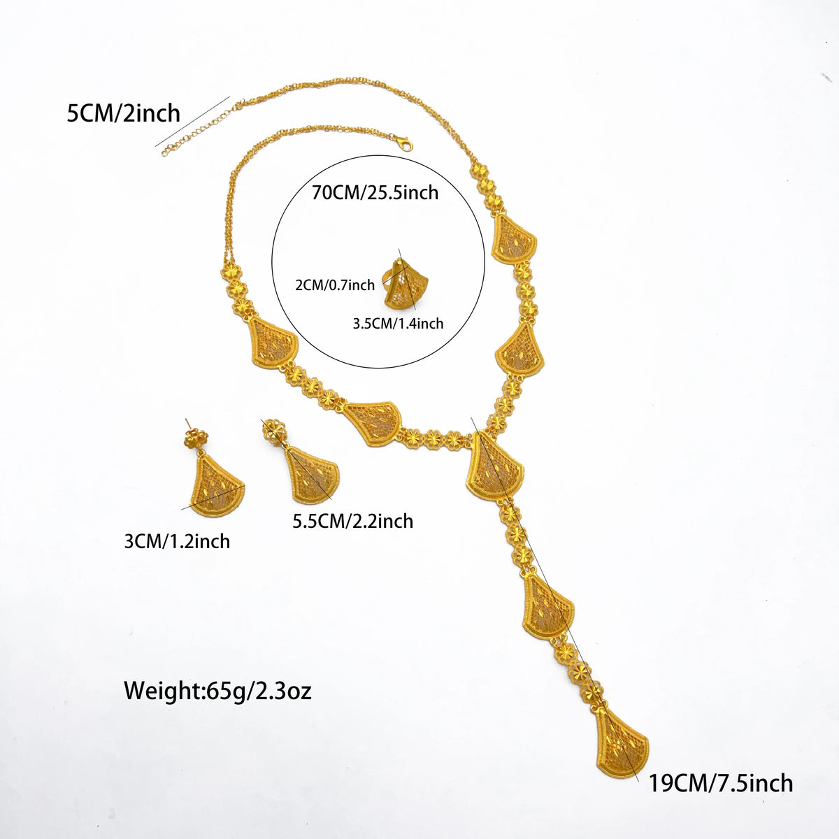 The Sultana's Heritage: 24K Gold-Plated Long Tassel Bridal Collective