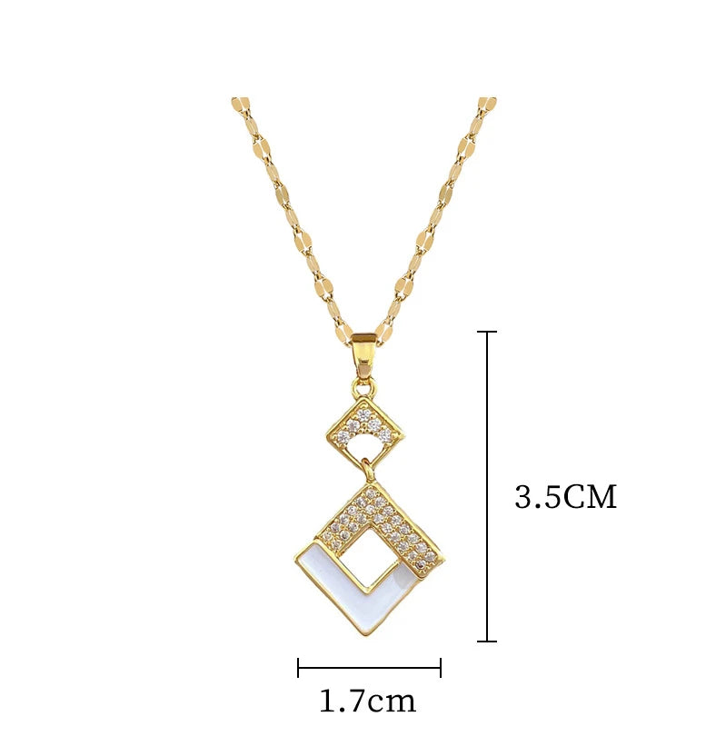 The Imperial Enamel: Austrian Crystal Geometric Square Collective