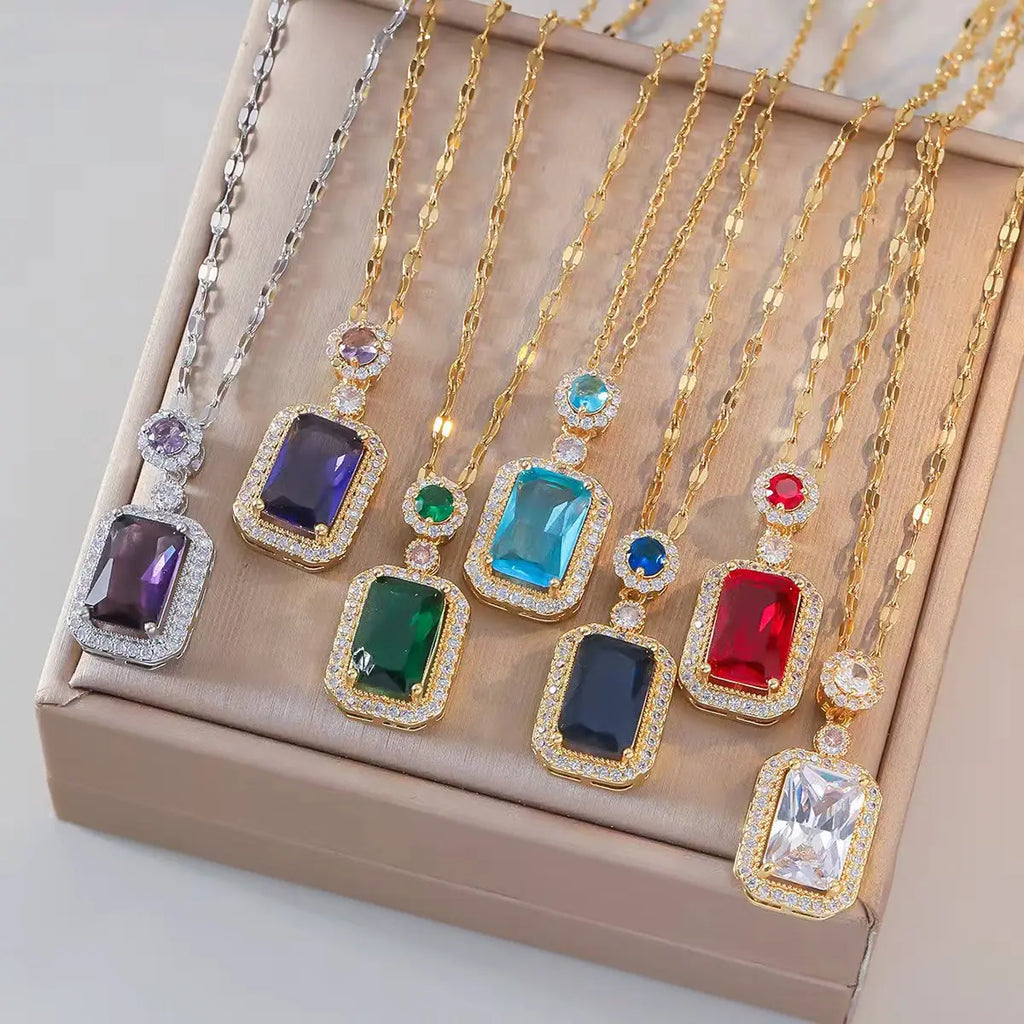 The Imperial Halo: Cushion-Cut Vibrant Crystal Statement Accents