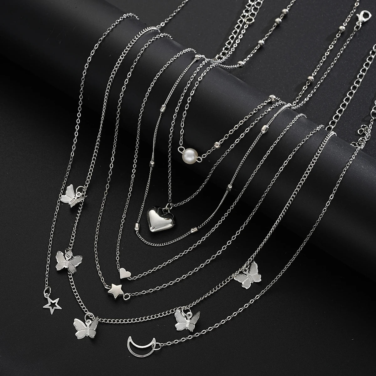 The Imperial Grace: 73-Piece Pearl, Heart & Crystal Jewelry Trunk Set
