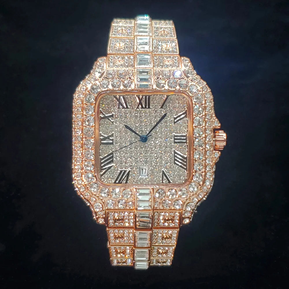 The Royal Nautilus: Fully Flooded Geometric Cushion-Cut Watch