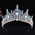 Imperial Essence - Baroque Crystal Water Drop Wedding Crown