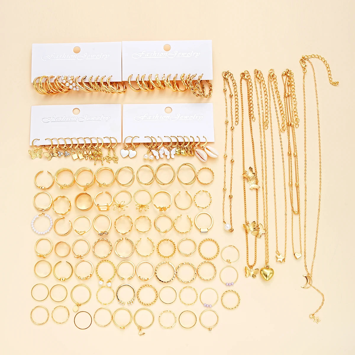 The Imperial Wardrobe: 114-Piece Pearl, Punk & Metal Jewelry Trunk Set