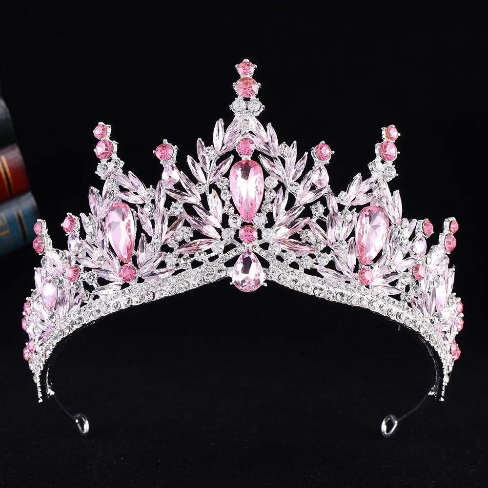 Enchanted Forest - Vintage Crystal Wedding Tiara & Crown