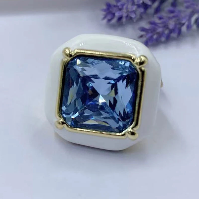 Coastal Luxe - 18K Gold Plated Natural Abalone Ring