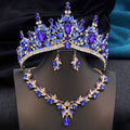 Royal Sovereign - Majestic Crystal Wedding Tiara & Bridal Set