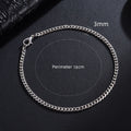 Classic Stainless Steel Cuban Link Bracelet