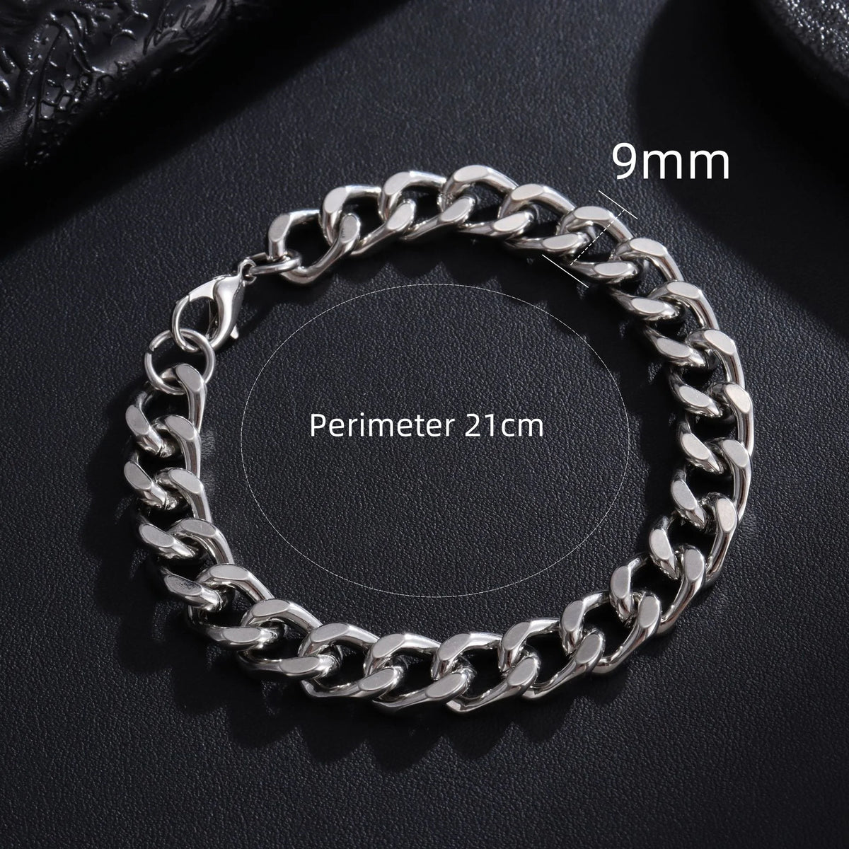 Classic Stainless Steel Cuban Link Bracelet