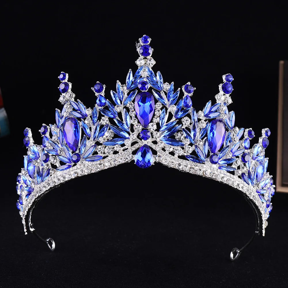 Enchanted Forest - Vintage Crystal Wedding Tiara & Crown