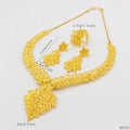 The Empress Leaf of Arabia: 24K Gold-Plated Statement Set