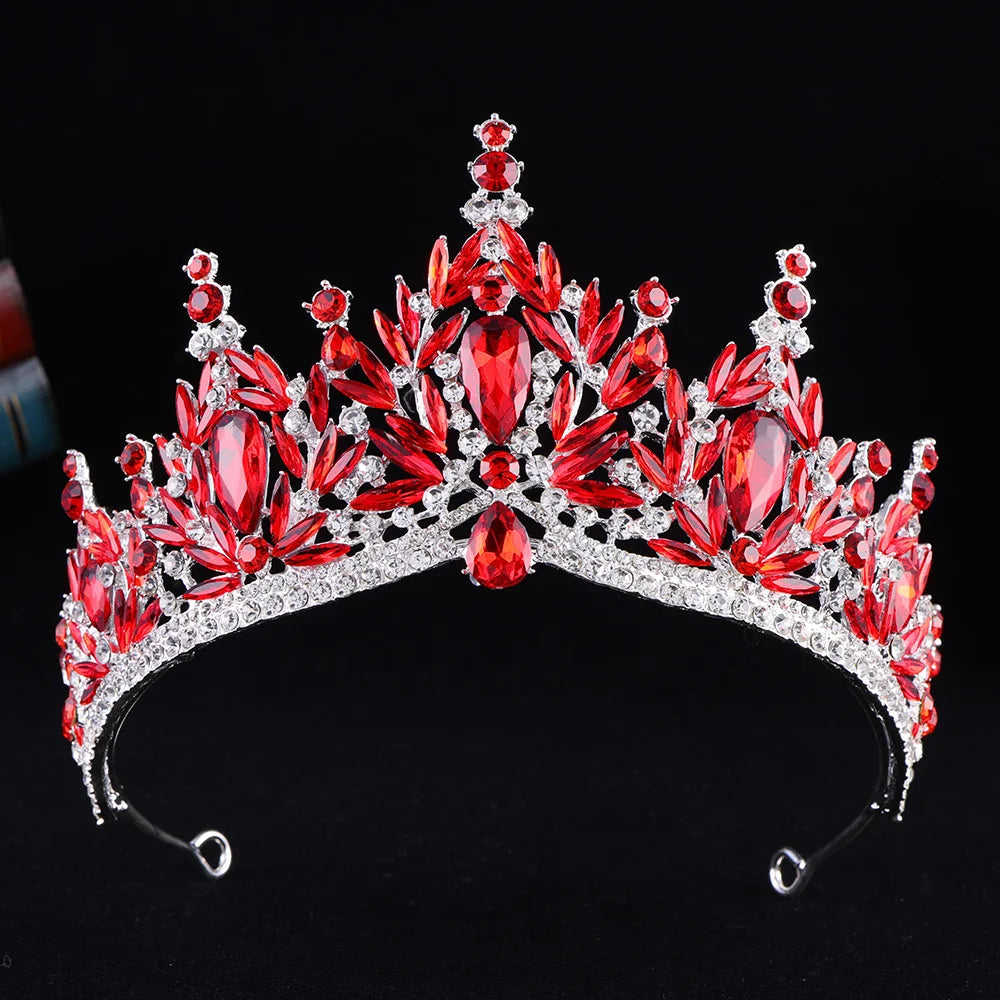 Enchanted Forest - Vintage Crystal Wedding Tiara & Crown