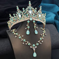 Princess Seraphina - Vintage Crystal Wedding Tiara & Bridal Set