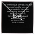 To My Precious Granddaughter  Scripted Love Necklace Gift Box