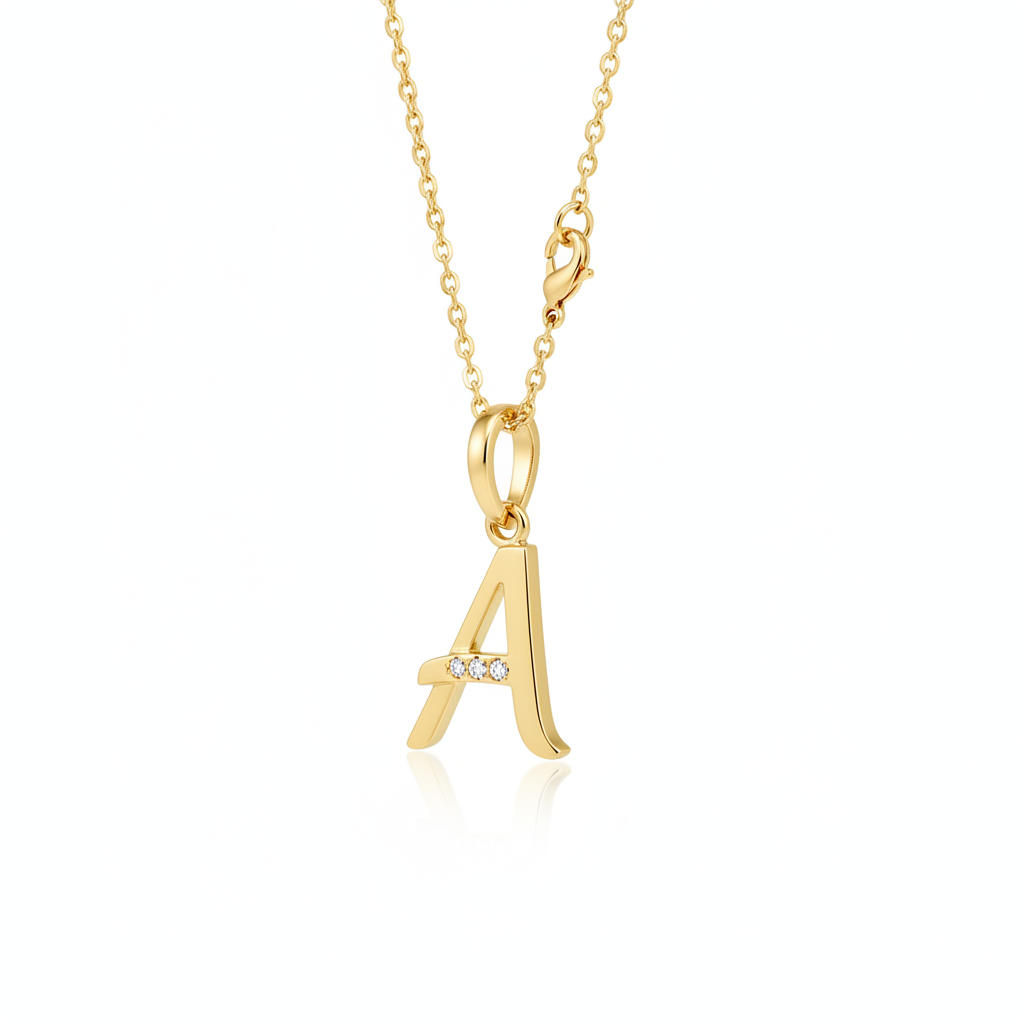 Personalized Initial Letter Necklace