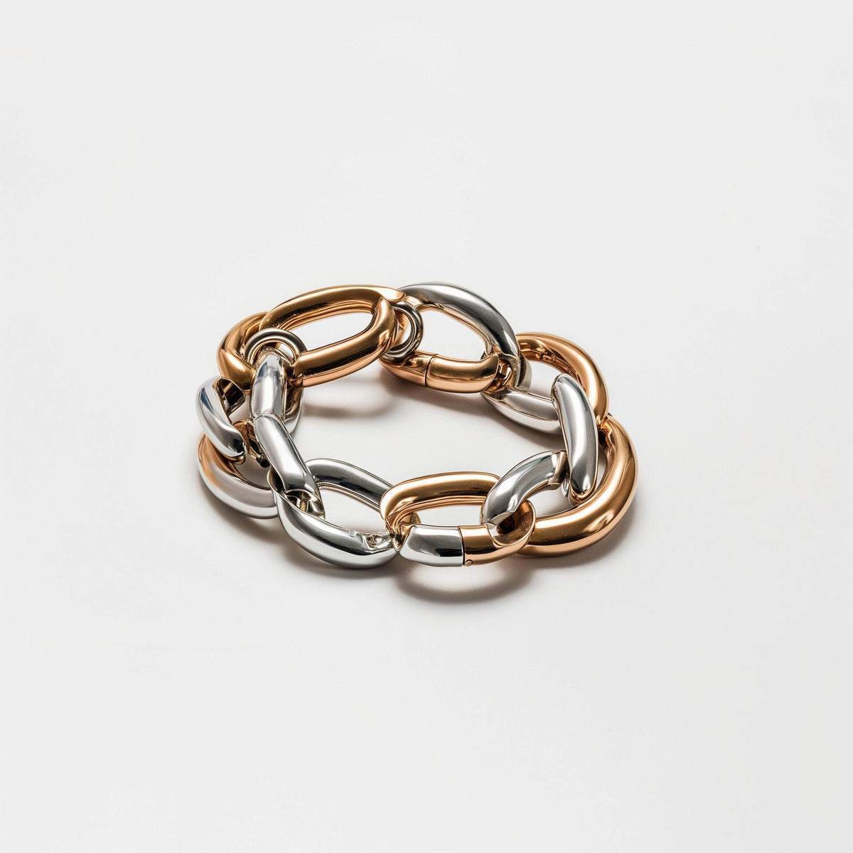 Interlocking Two-Tone Chain Ring
